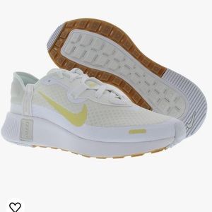 Nike Reposto Sneakers in White and Yellow
